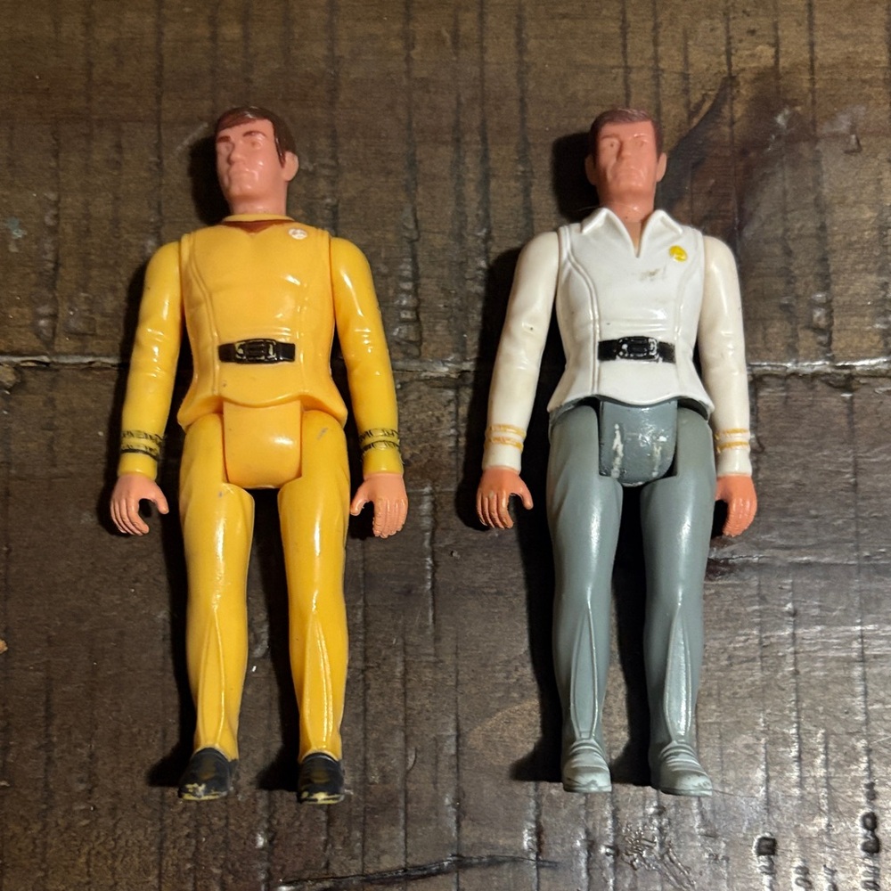 Vintage Mego 1979 Star Trek Action Figures Capt. Decker Dr. McCoy 3.75 Inch
